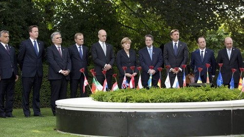 Europe leaders gather for World War I memorial - ảnh 1